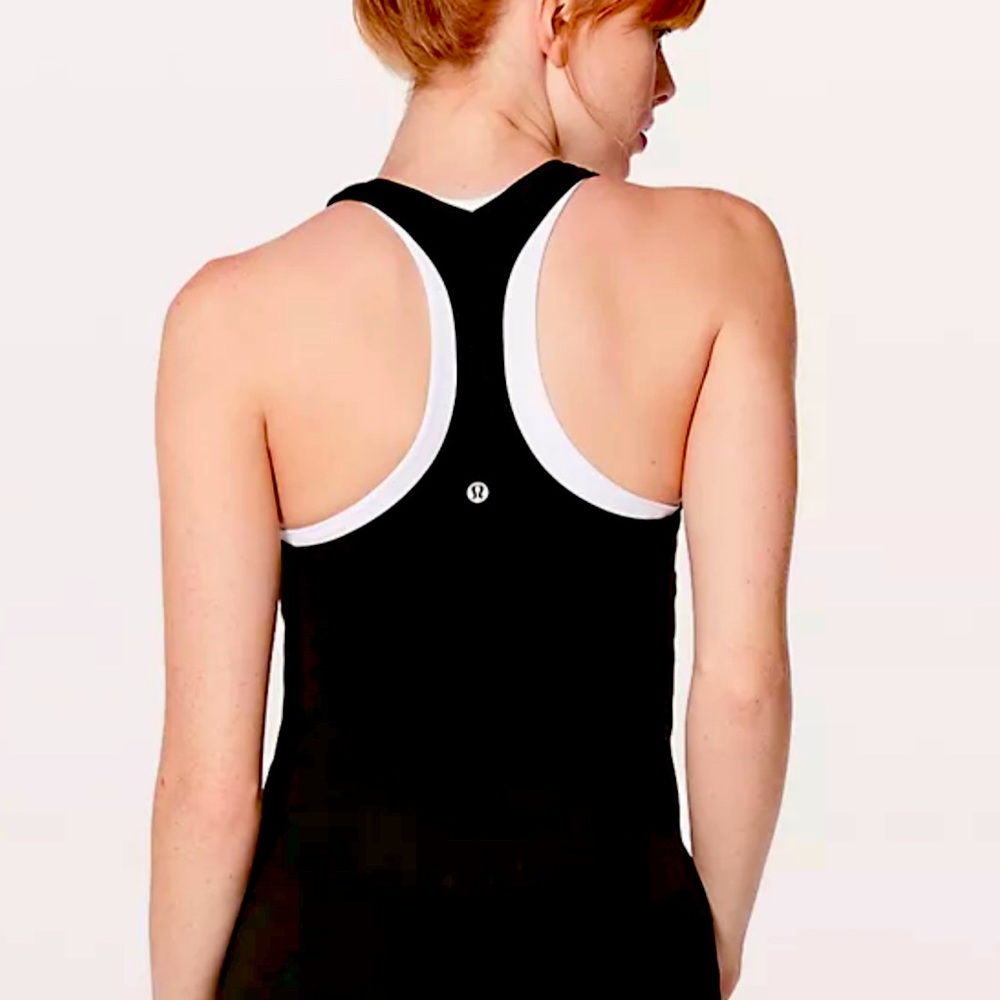 LuluLemon Cool Racer Tank (Black) Sz6